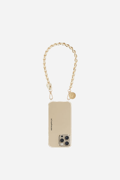 Lou White Short Chain 40 cm