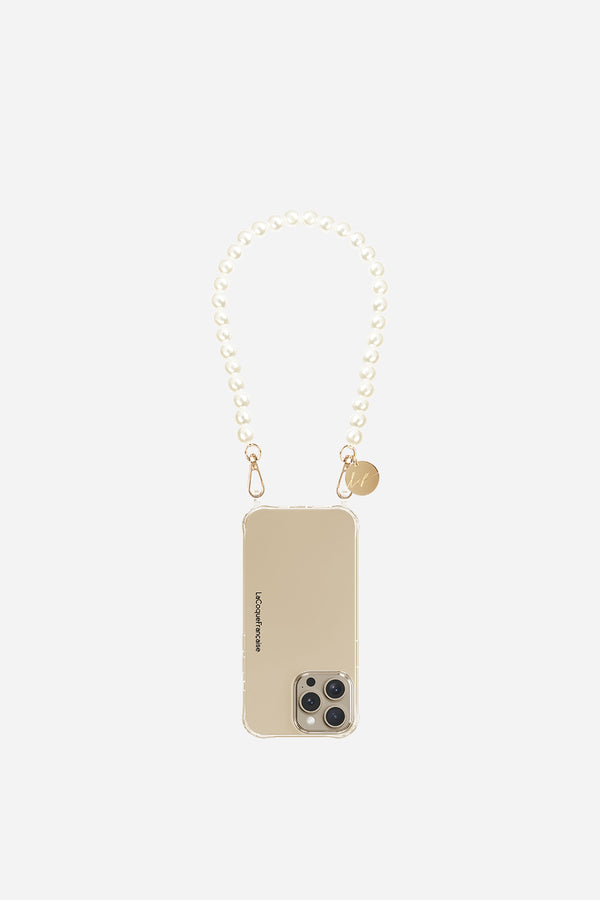 Chaine Courte Agathe Blanc 40 cm