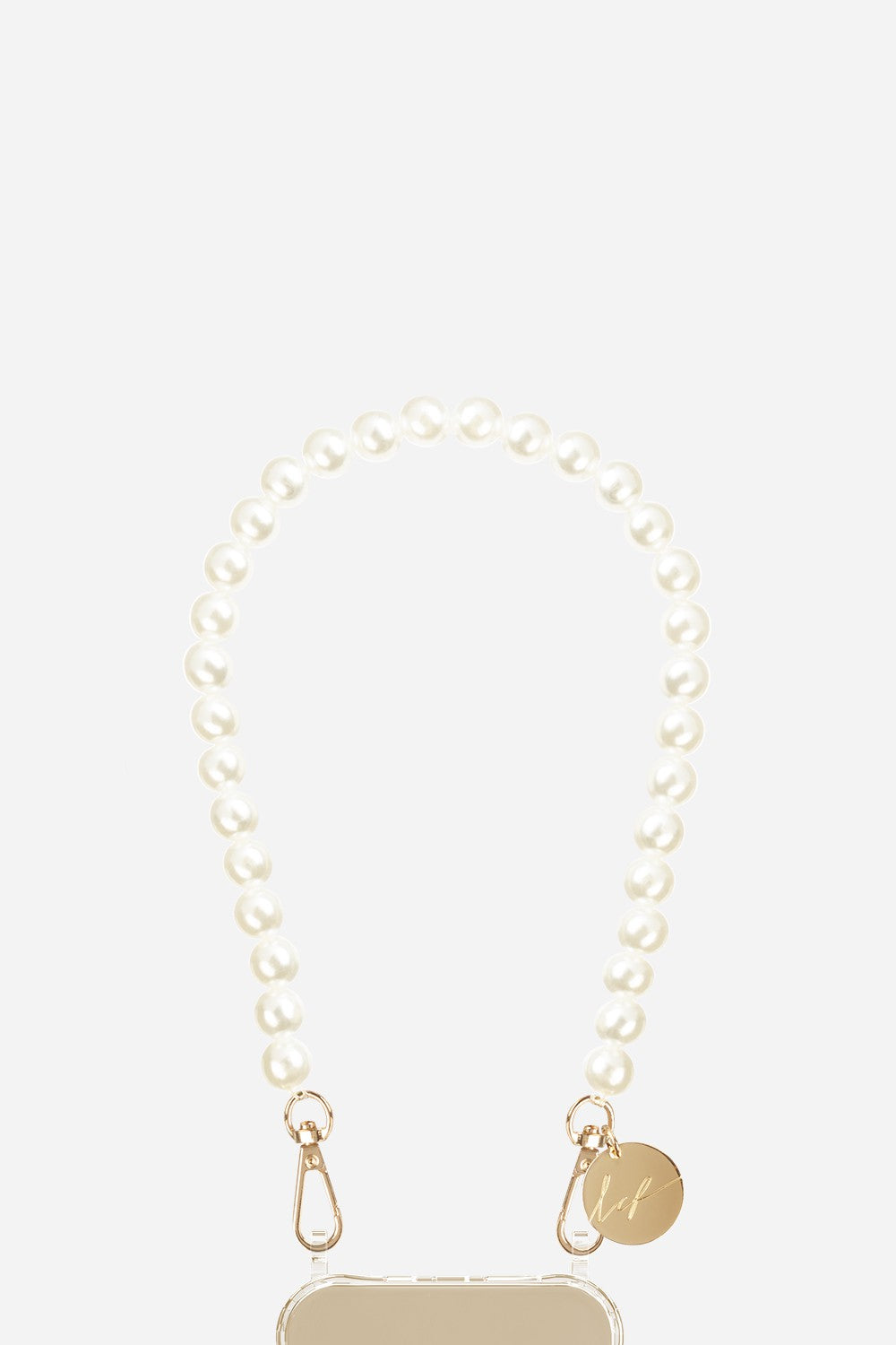 Chaine Courte Agathe Blanc 40 cm