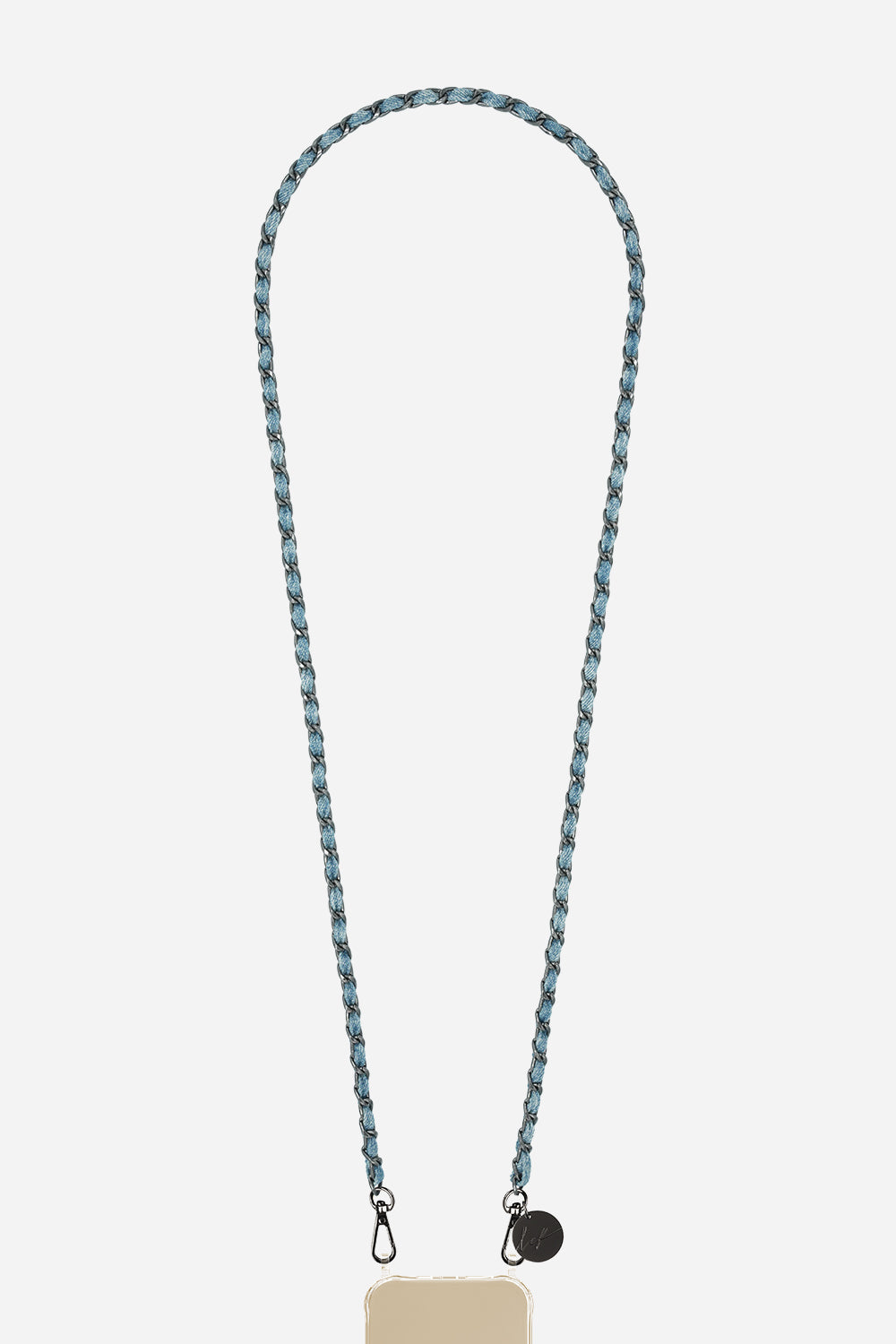 Chaine Longue Cali Bleu 120 cm