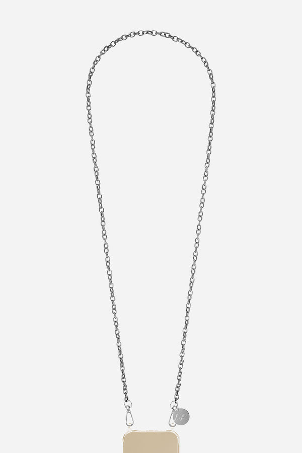 Chaine Longue Aya Argent 120 cm