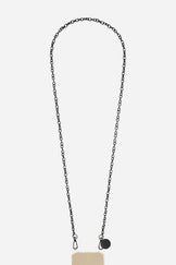Chaine Longue Aya Noir 120 cm