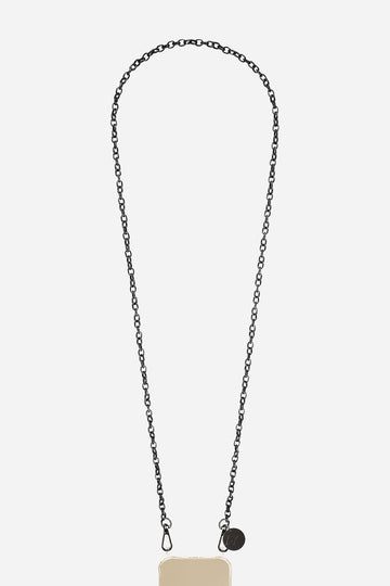 Chaine Longue Aya Noir 120 cm