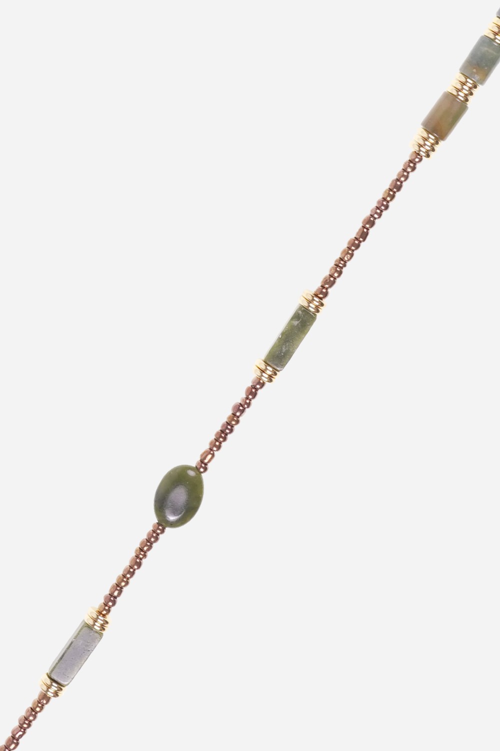 Chaine Longue Izzie Vert 120 cm