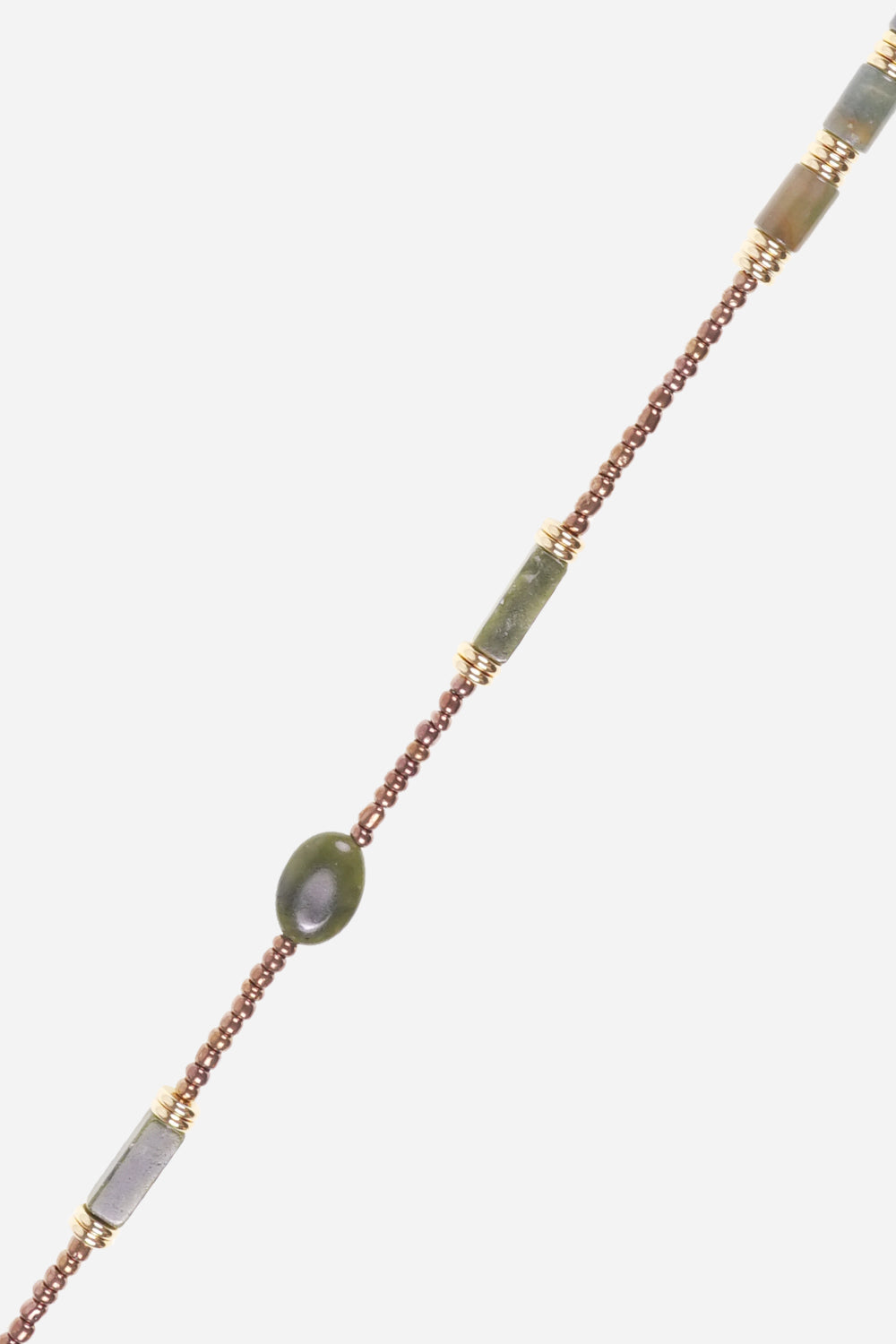 Chaine Longue Izzie Vert 120 cm