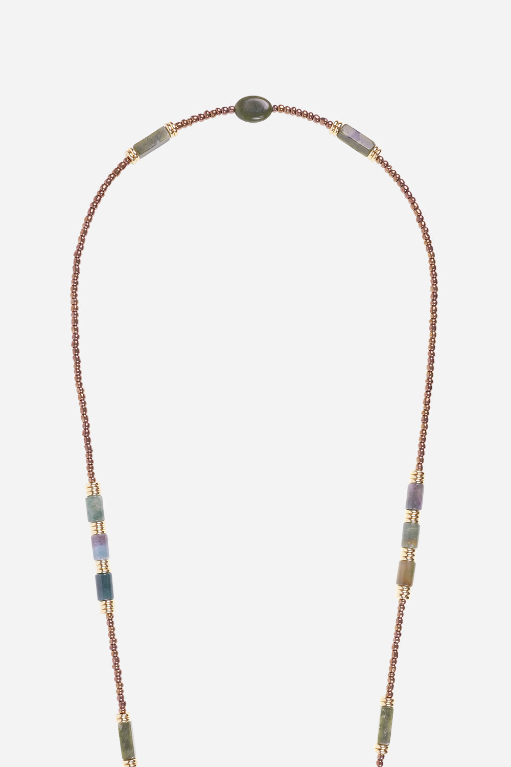 Chaine Longue Izzie Vert 120 cm - 6