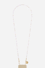 Chaine Longue Melia Blanc 120 cm