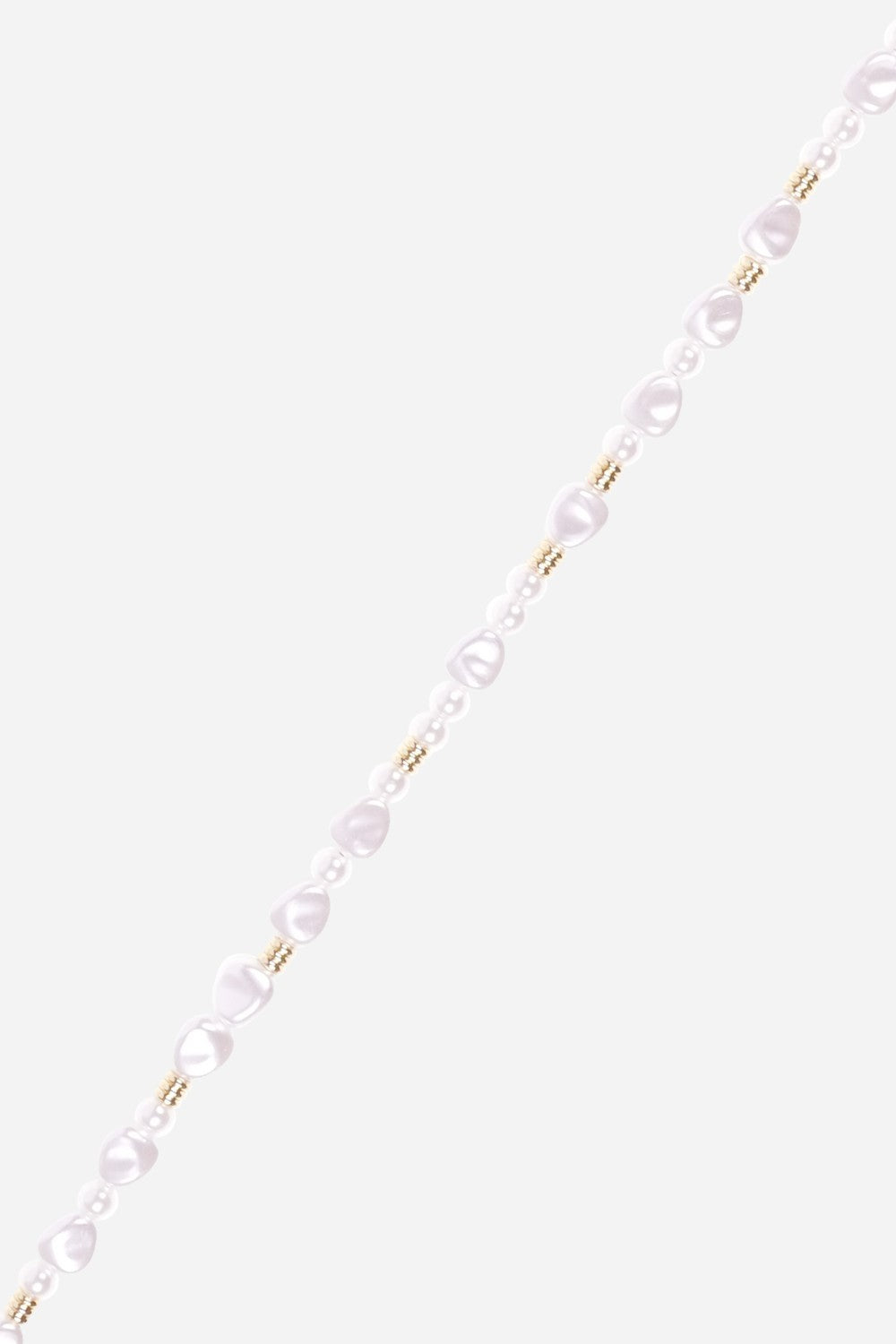 Chaine Longue Melia Blanc 120 cm