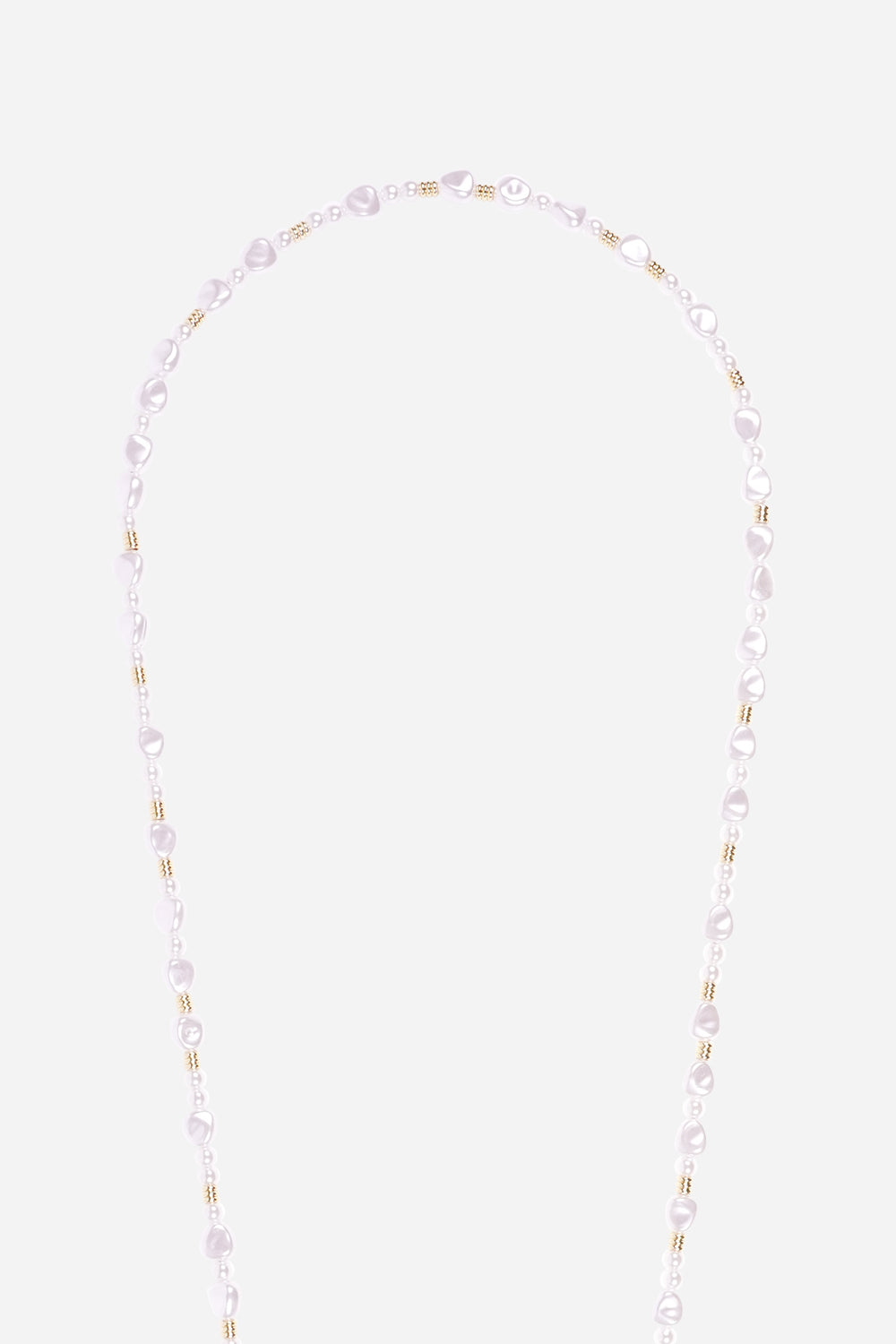 Chaine Longue Melia Blanc 120 cm