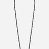 Chaine Longue Pia Noir 120 cm