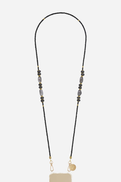 Chiara Long Black Chain 120 cm