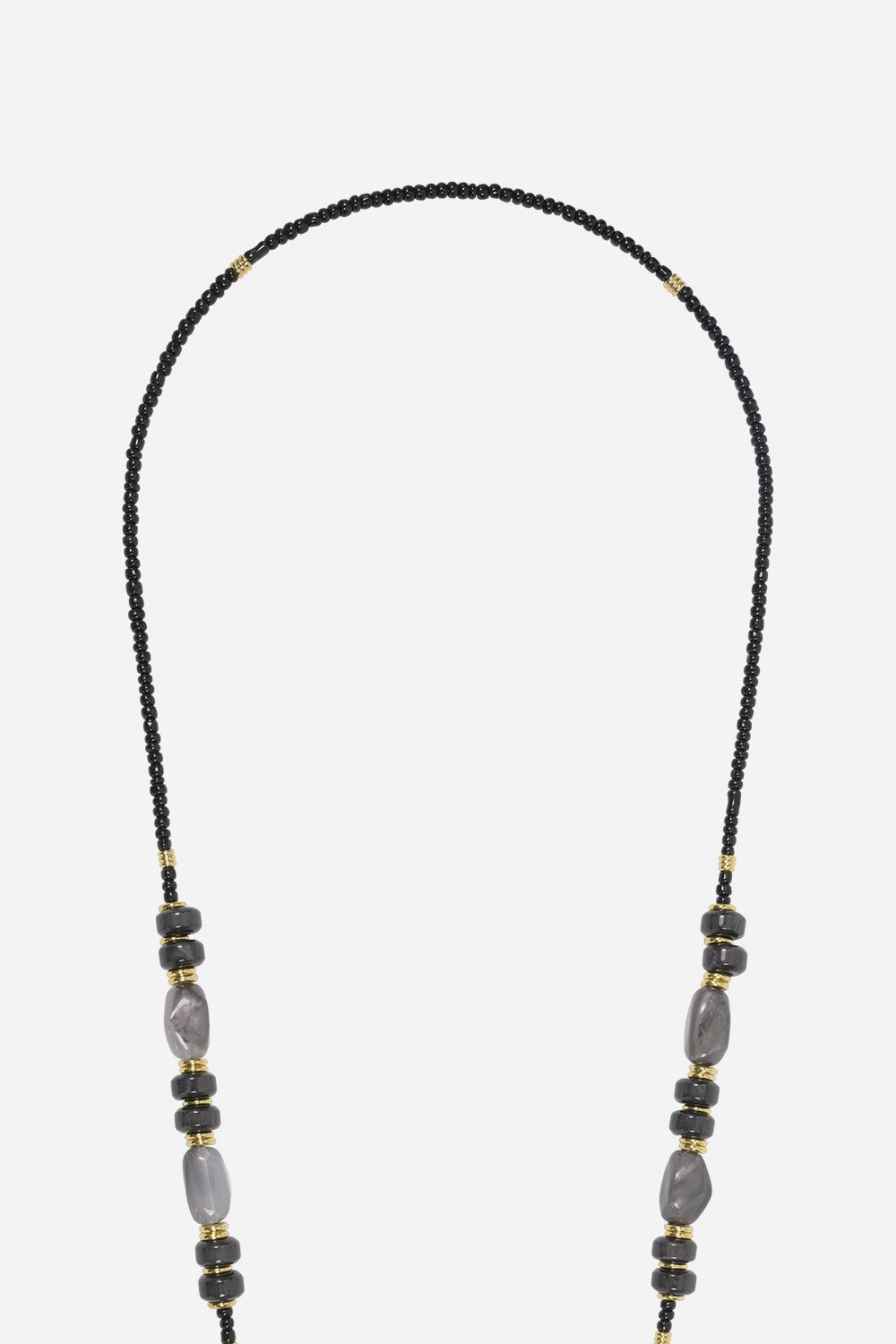Chiara Long Black Chain 120 cm