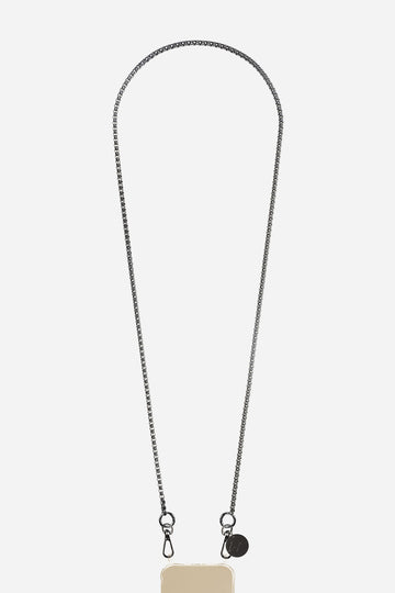 Chaine Longue Lia Noir 120 cm