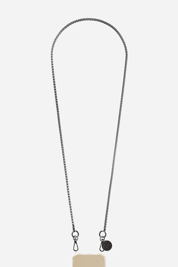 Chaine Longue Lia Noir 120 cm