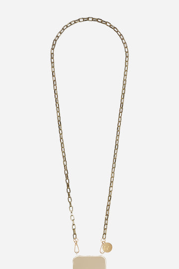Chaine Longue Petra Dore 120 cm
