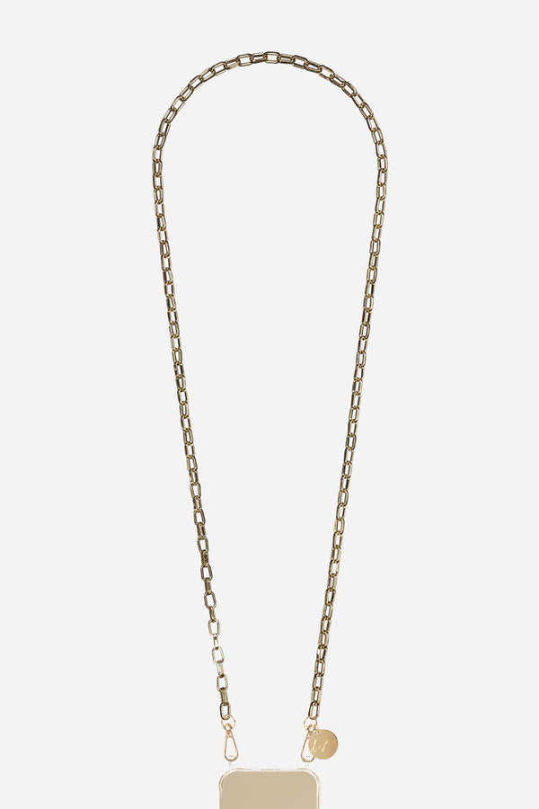 Chaine Longue Petra Dore 120 cm