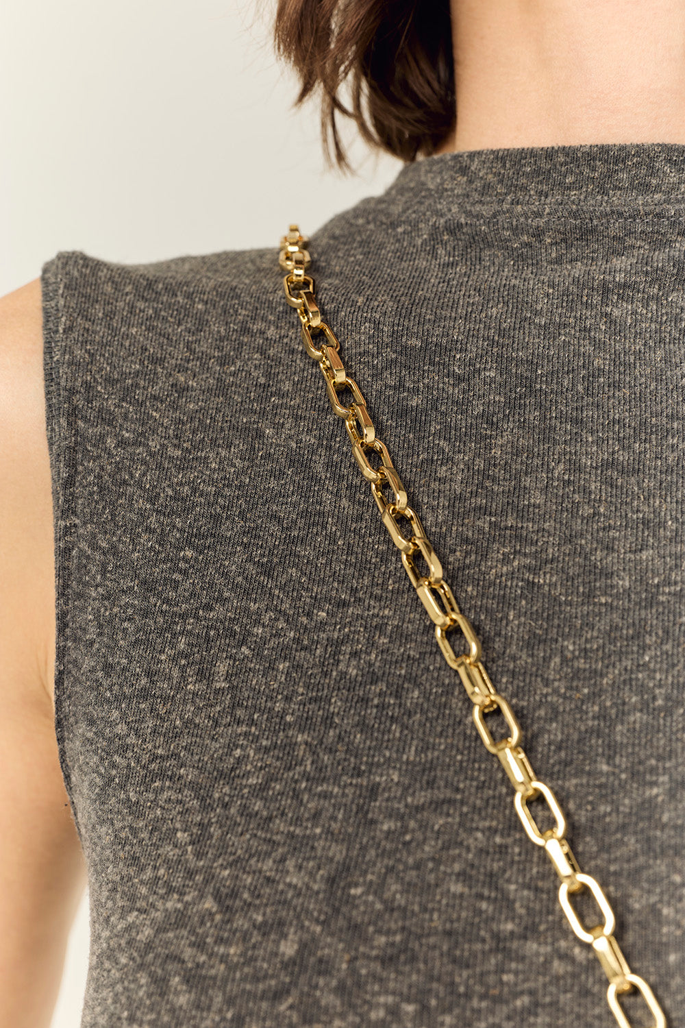Chaine Longue Petra Dore 120 cm