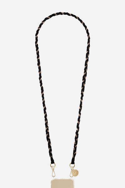 Chaine Longue Doha Noir 120 cm