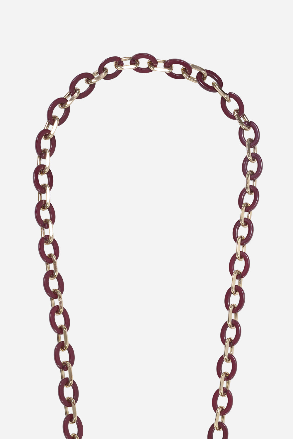 Chaine Longue Cassy Bordeaux 120 cm - 6