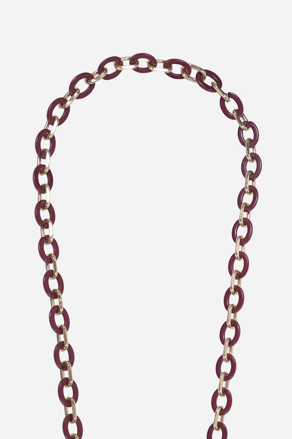 Chaine Longue Cassy Bordeaux 120 cm