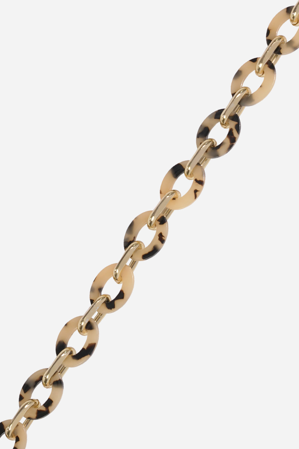 Chaine Longue Cassy Ecaille Beige 120 cm - 2