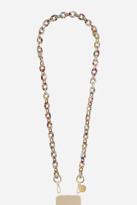 Chaine Longue Cassy Ecaille Multi 120 cm