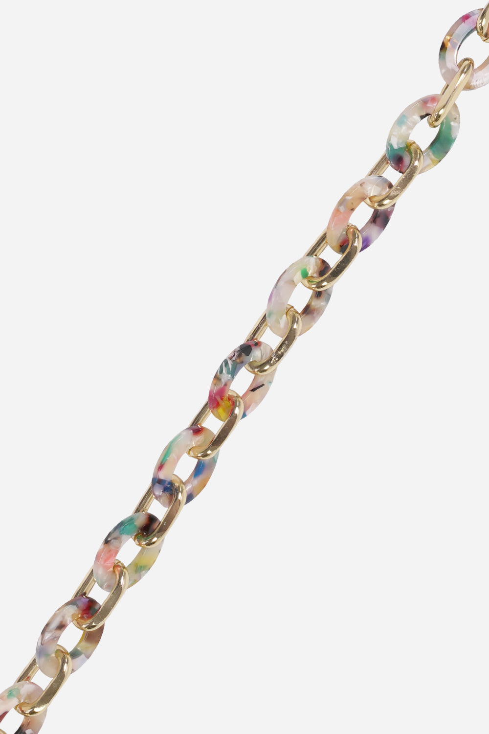 Chaine Longue Cassy Ecaille Multi 120 cm