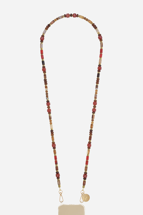 Chaine Longue Jill Terracotta 120 cm
