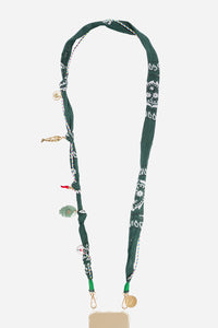 Chaine Longue Laia Vert 120 cm