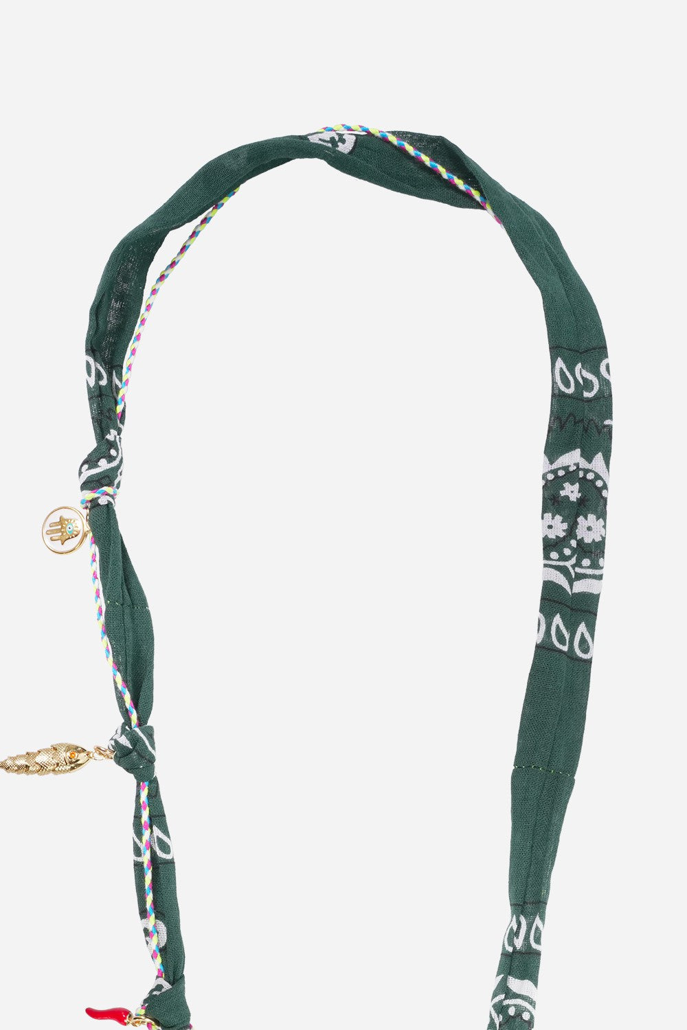 Laia Green Long Chain 120 cm
