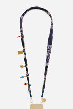 Chaine Longue Laia Bleu 120 cm