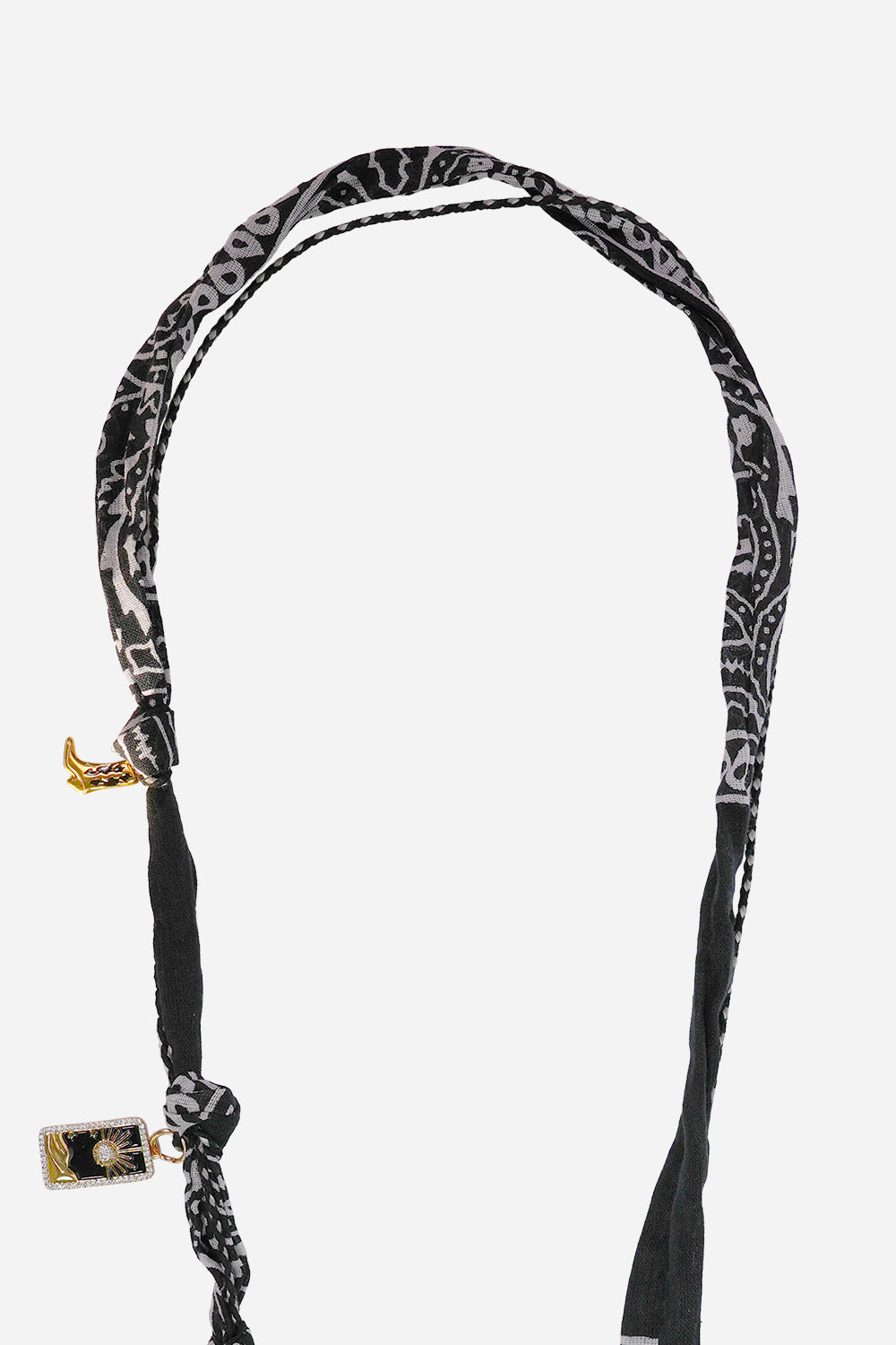 Chaine Longue Laia Noir 120 cm - 5