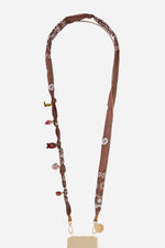 Chaine Longue Laia Marron 120 cm