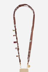 Chaine Longue Laia Marron 120 cm