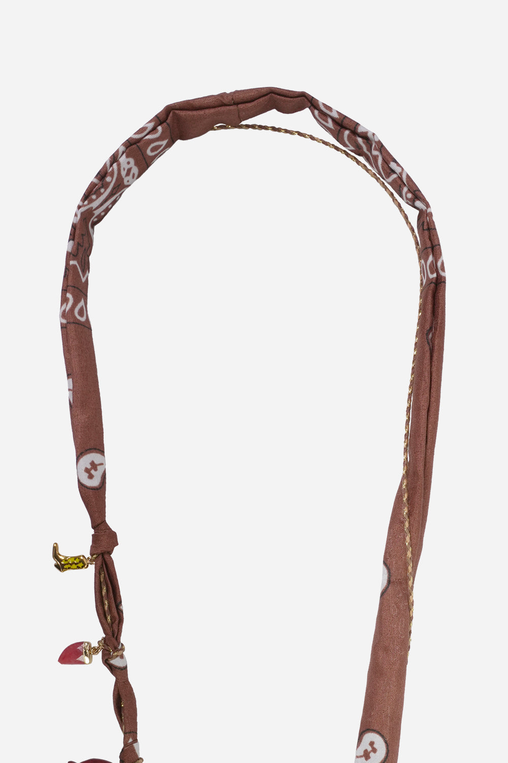 Chaine Longue Laia Marron 120 cm - 6