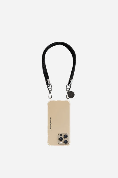 Chaine Courte Mariah Noir 40 cm