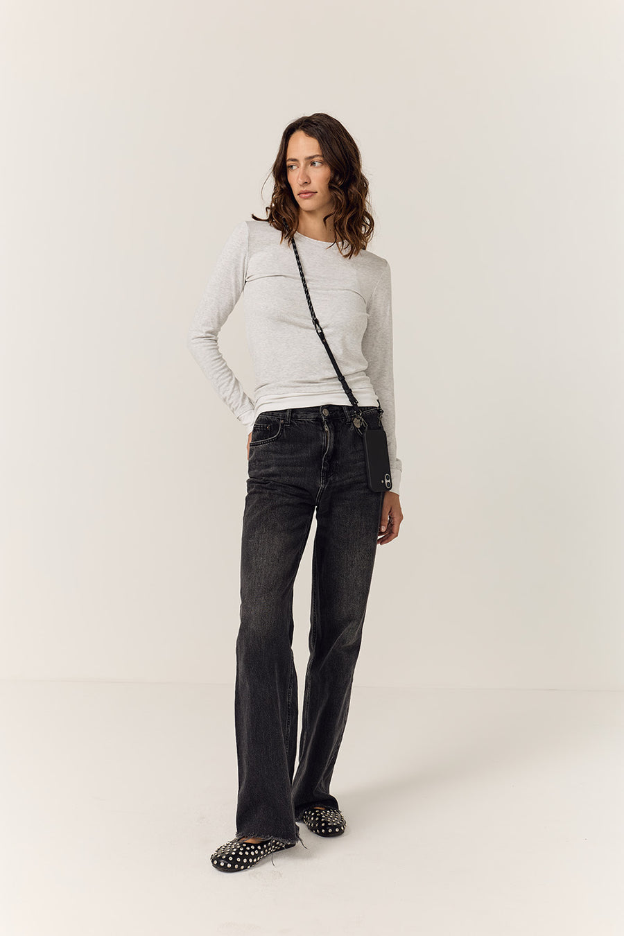 Cordon Uni Colleen Noir - 4