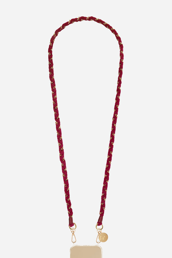 Chaine Longue Doha Bordeaux 120 cm