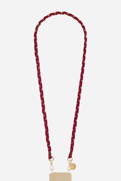 Chaine Longue Doha Bordeaux 120 cm