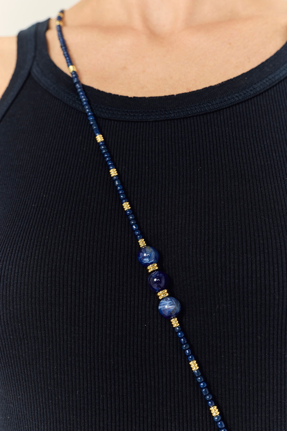 Chaine Longue Iris Marine 120 cm - 5