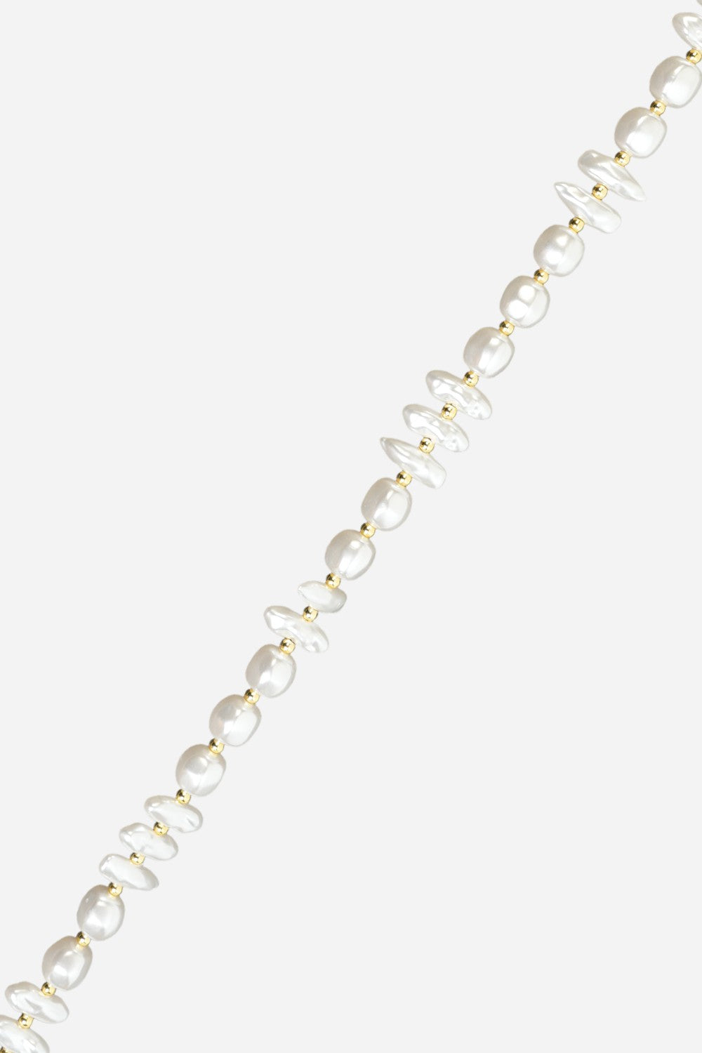 Chaine Longue Liviya Blanc 120 cm