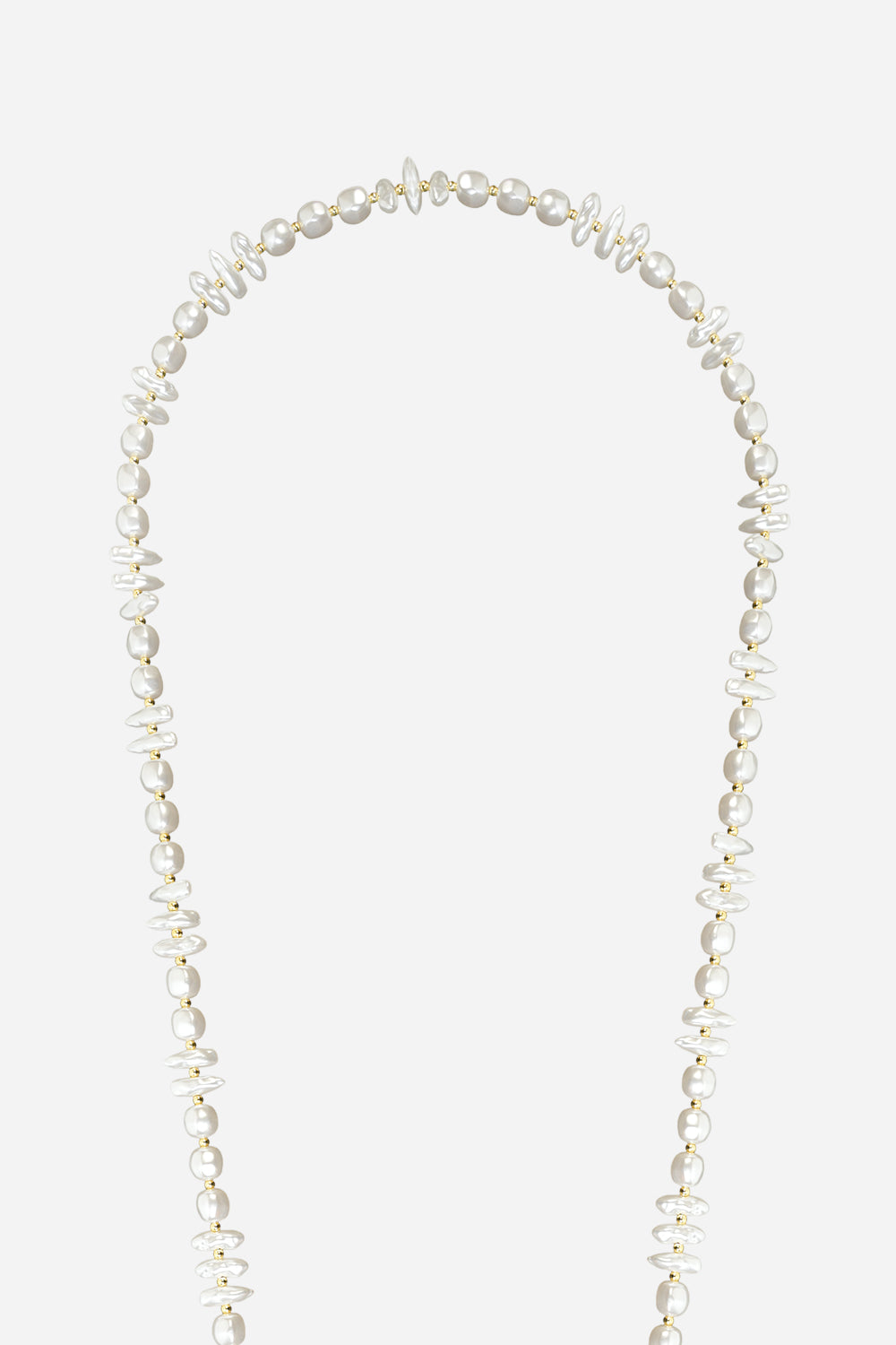 Chaine Longue Liviya Blanc 120 cm - 6