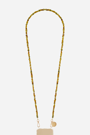 Chaine Longue Liviya Ambre 120 cm