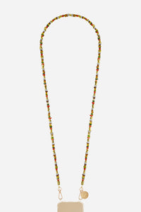 Liviya Multi Khaki Long Chain 120 cm