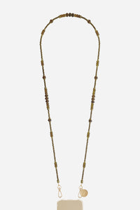 Chaine Longue Anouk Marron 120 cm