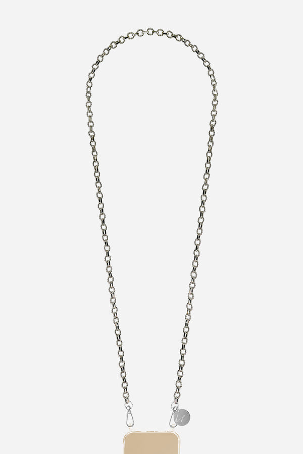 Chaine Longue Zita Argent 120 cm