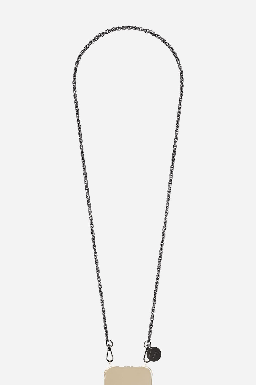 Long Frankie Black Chain 120 cm