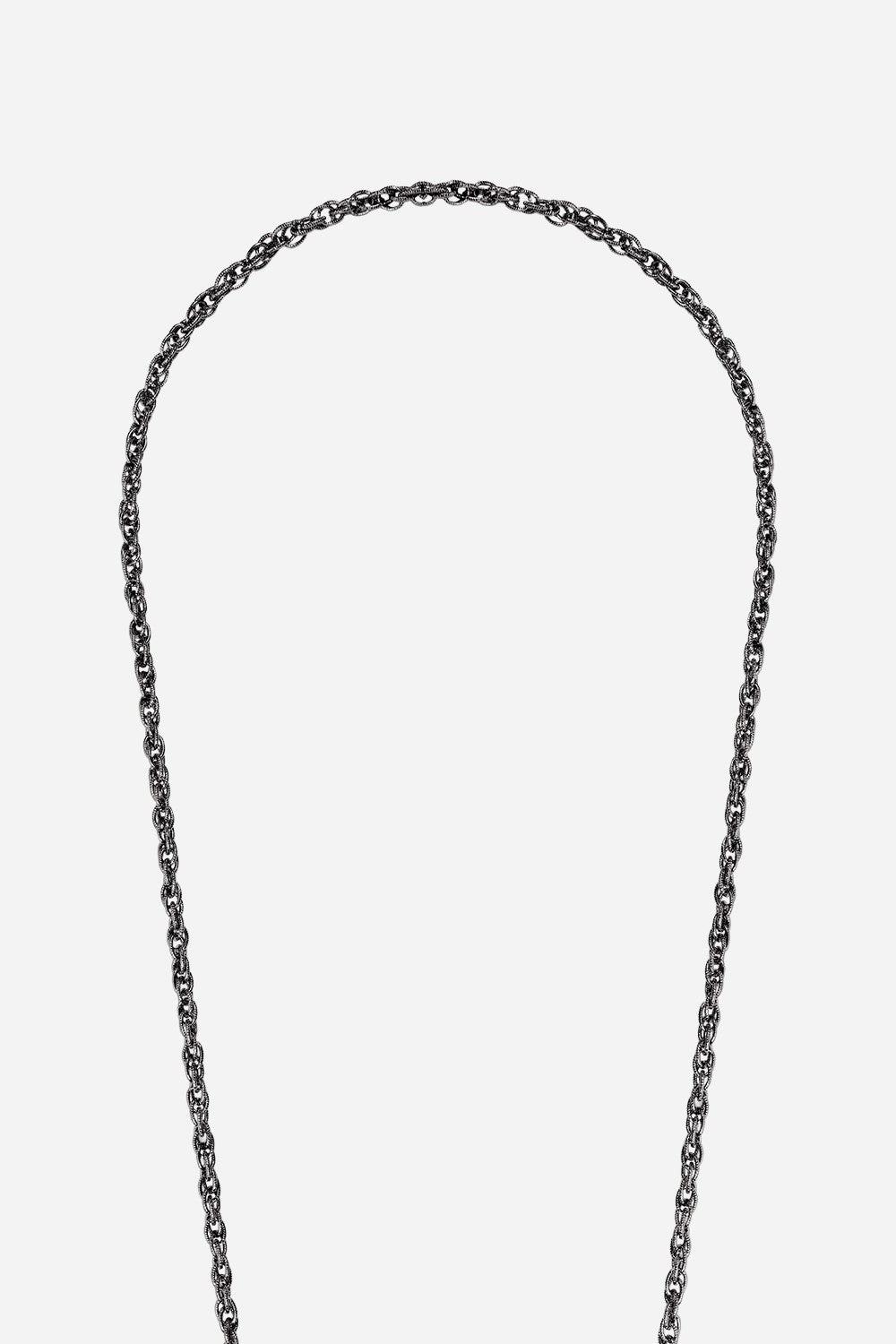 Long Frankie Black Chain 120 cm