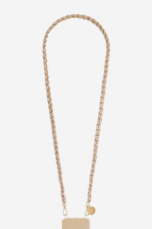 Chaine Longue Lou Nude 120 cm