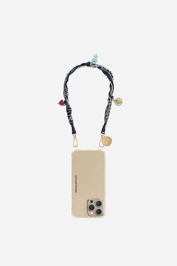 Chaine Courte Laia Bleu 40 cm